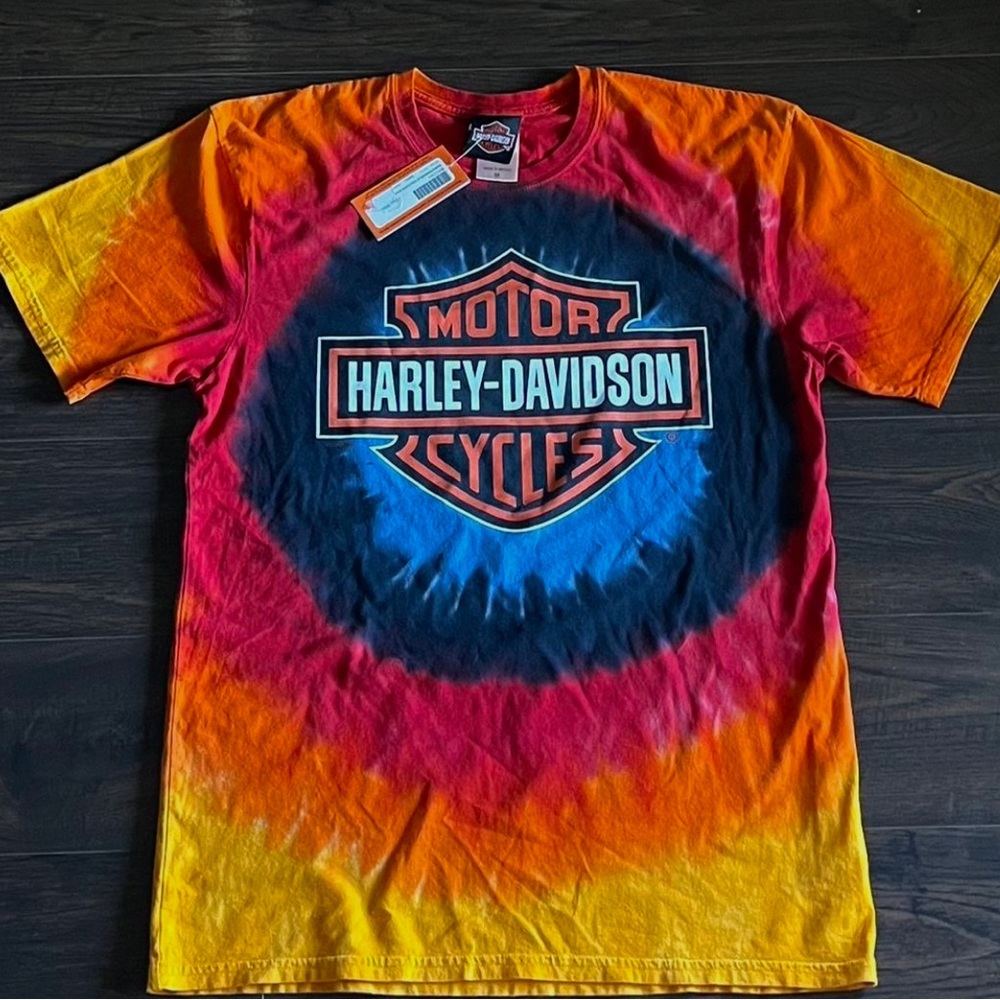 Harley-Davidson Tie-Dye T-shirt Short Sleeve New With Tags